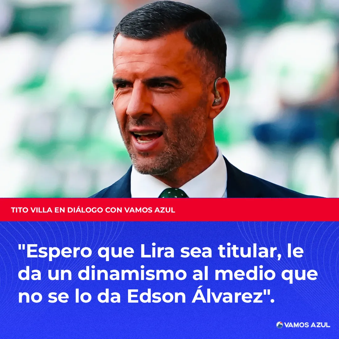 Tito Villa, en diálogo con Vamos Azul.