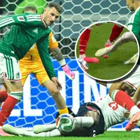 La fuerte imagen de la lesión de Santi Giménez en México vs Inglaterra