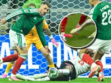 La fuerte imagen de la lesión de Santi Giménez en México vs Inglaterra