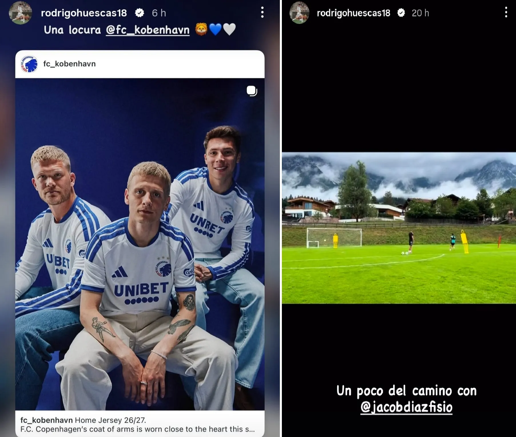 Las últimas stories de Huescas en Instagram.
