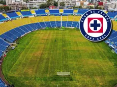 Cancha de Ciudad de los Deportes en mal estado previo al debut de Cruz Azul