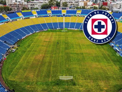 Cancha de Ciudad de los Deportes en mal estado previo al debut de Cruz Azul