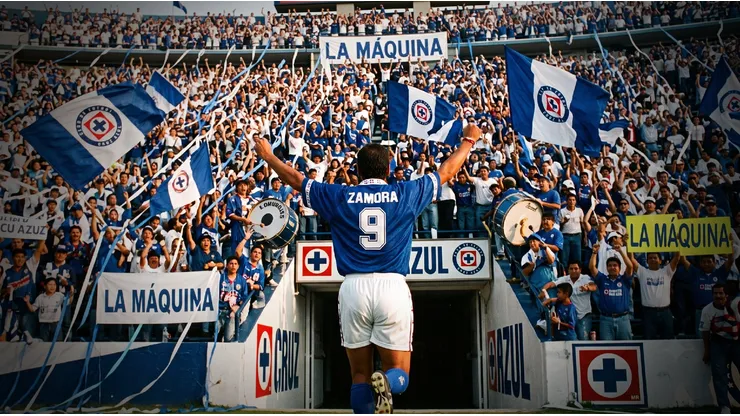 Julio Zamora llegó como desconocido, y se ganó el amor de la afición de Cruz Azul.
