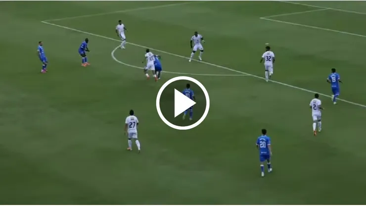 Luka Romero anotó su segundo gol con un zurdazo desde fuera del área.