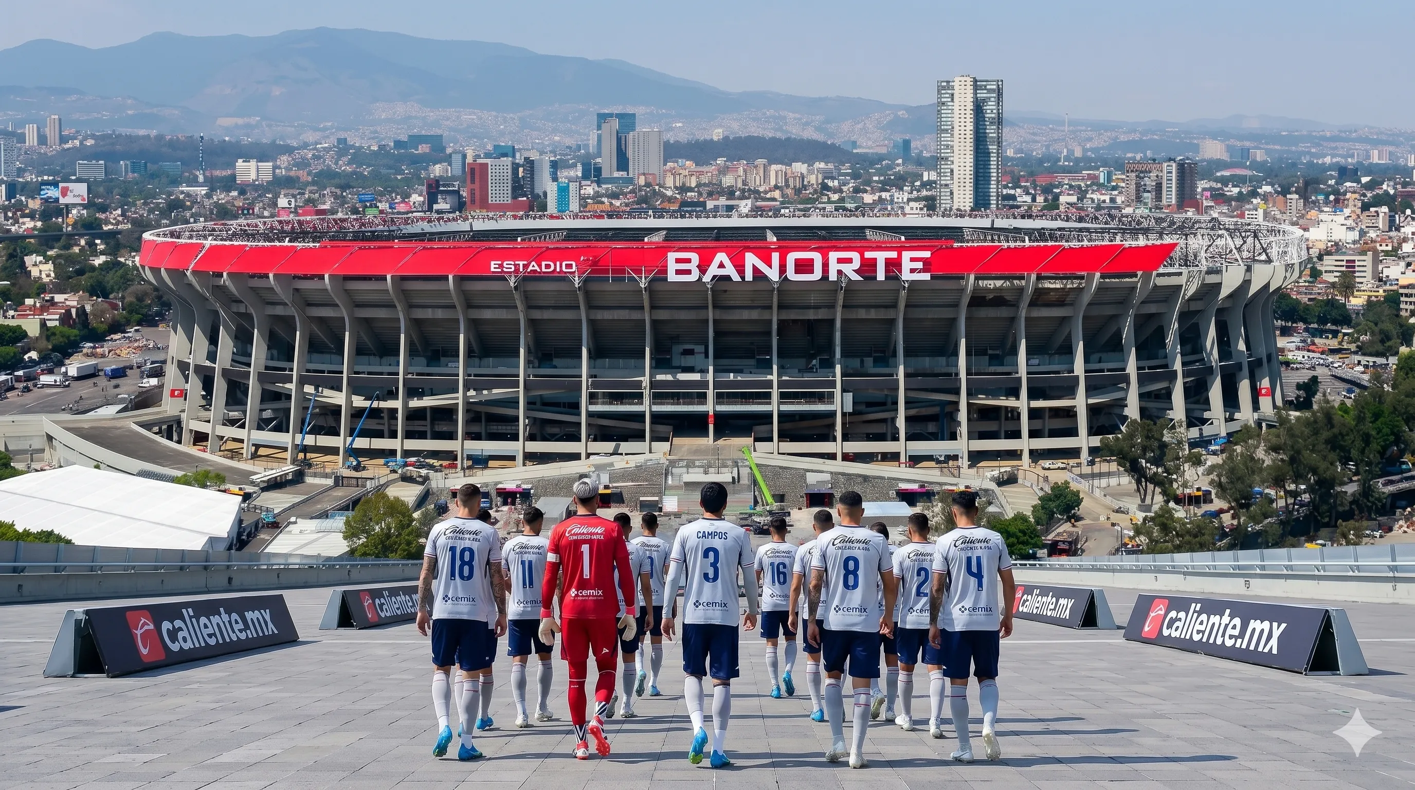 Cruz Azul se aprestaba para regresar al Estadio Banorte tras el Mundial 2026 (Creado con Google Gemini)