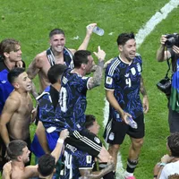 Así celebraron Piovi, Paradela y Palavecino el pase de Argentina a la final