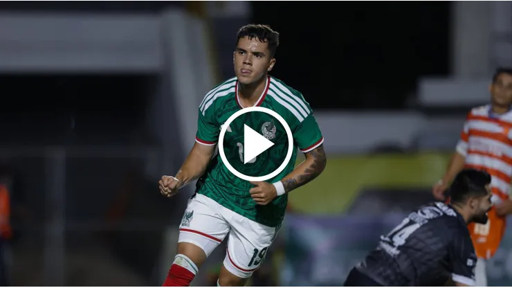 Mateo Levy anotó un gol clave en el amistoso del Tri Sub-23.