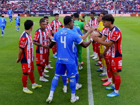 Cruz Azul recibe pasillo de campeón de parte del Atlético de San Luis