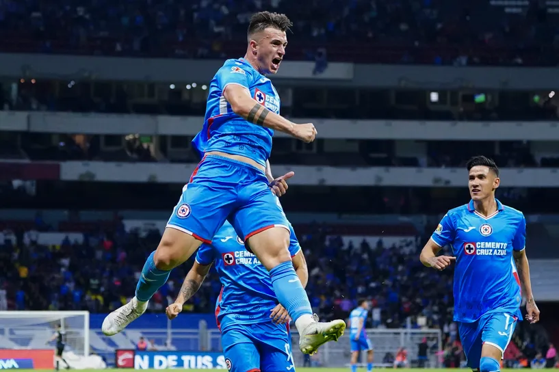 Augusto Lotti festeja su gol ante Santos Laguna (IMAGO7).
