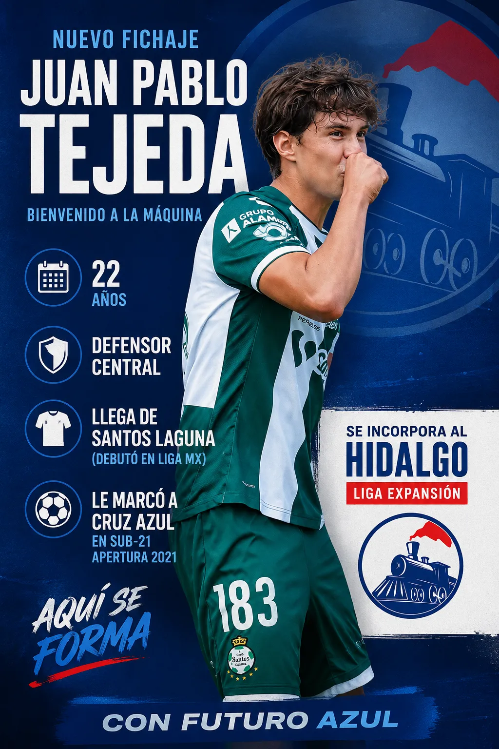 Perfil del nuevo fichaje cementero.