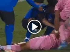 Berterame, rival de La Máquina en la Campeones Cup, convulsionó en pleno césped