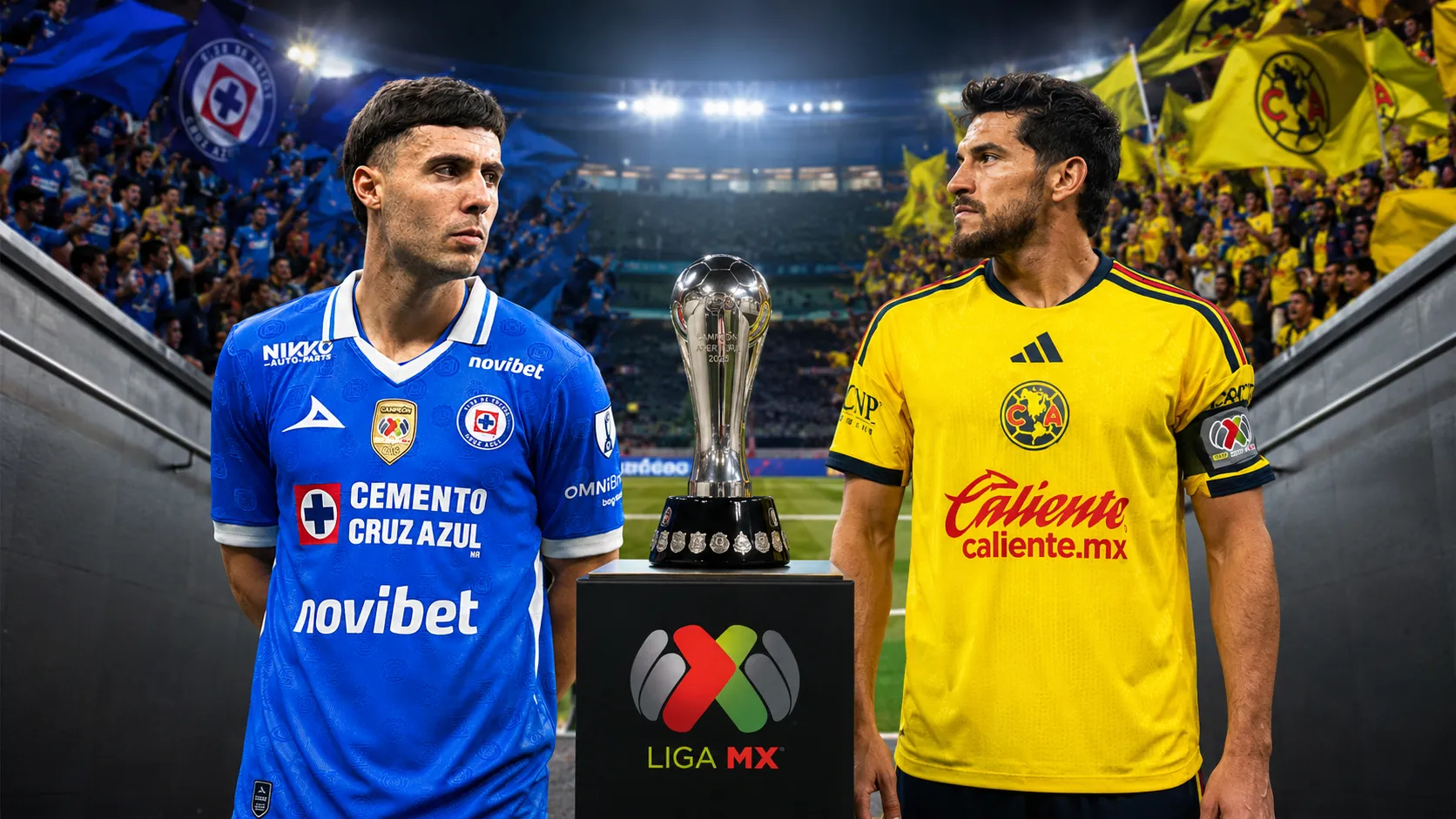 Cruz Azul y América pelean por el trofeo de la Liga MX torneo tras torneo.