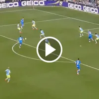 Linda definición de Paradela para el 1-0 ante Philadelphia