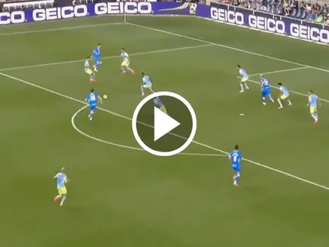 Linda definición de Paradela para el 1-0 ante Philadelphia