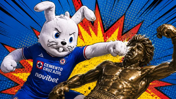 La superstición sobre la estatua de Rocky Balboa nació en el año 2002 pero Cruz Azul terminó de zanjar cualquier debate al respecto.