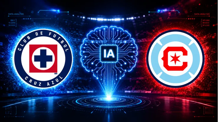 IA Predijo a Cruz Azul vs el Chicago de Lewandowski.