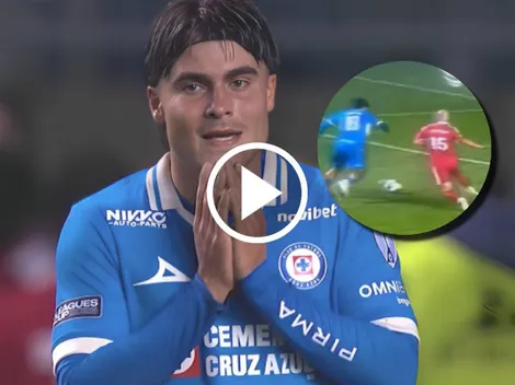 ¡Increíble fallo! Luka Romero se erró un gol hecho y Cruz Azul quedó fuera