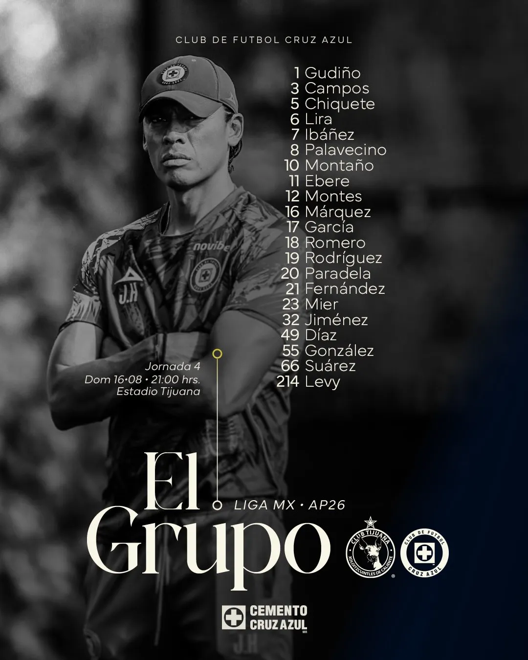 Todo definido en la nómina celeste.