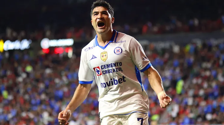 Nicolás Ibáñez festeja su gol contra Tijuana en la fecha 4 del Torneo Apertura 2026.