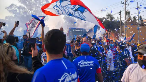 Los fanáticos se expresaron en las inmediaciones de La Noria.