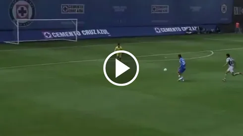 Emiliano Castañeda y un nuevo gol con Cruz Azul Sub-21.
