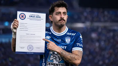 El nuevo y flamante fichaje celeste, a la firma.