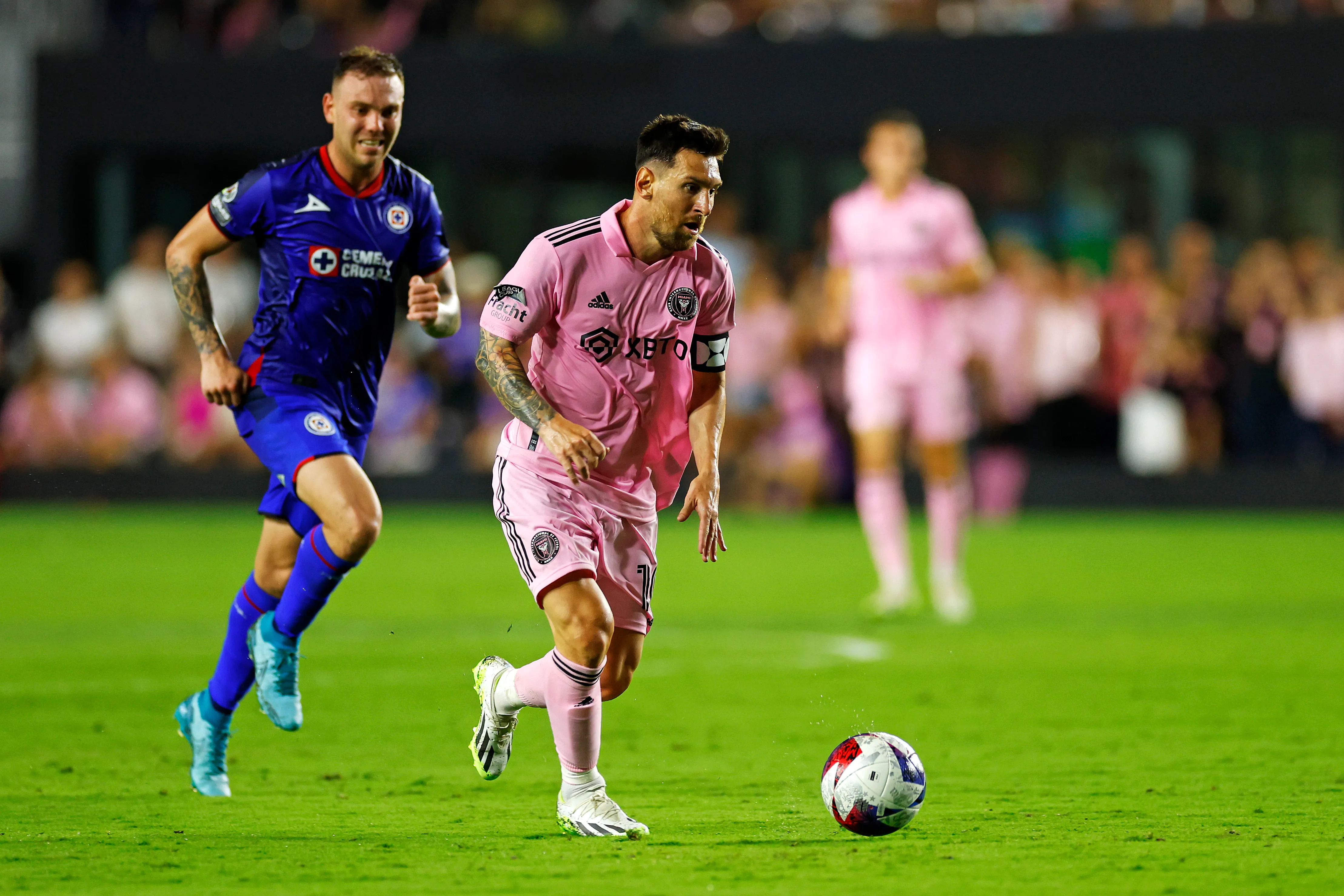 Cruz Azul ya se enfrentó al Inter Miami de Messi en la Leagues Cup 2023: fue derrota 2-1. (Getty Images)