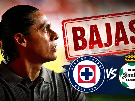 Todas las BAJAS que tendrá Cruz Azul para recibir a Santos Laguna