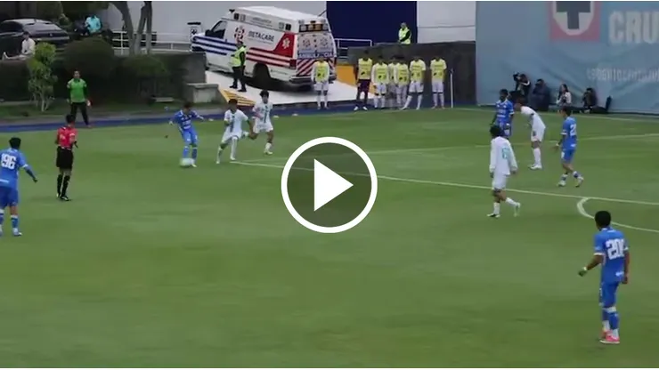 Ariel Castro y un golazo para Cruz Azul Sub-21.