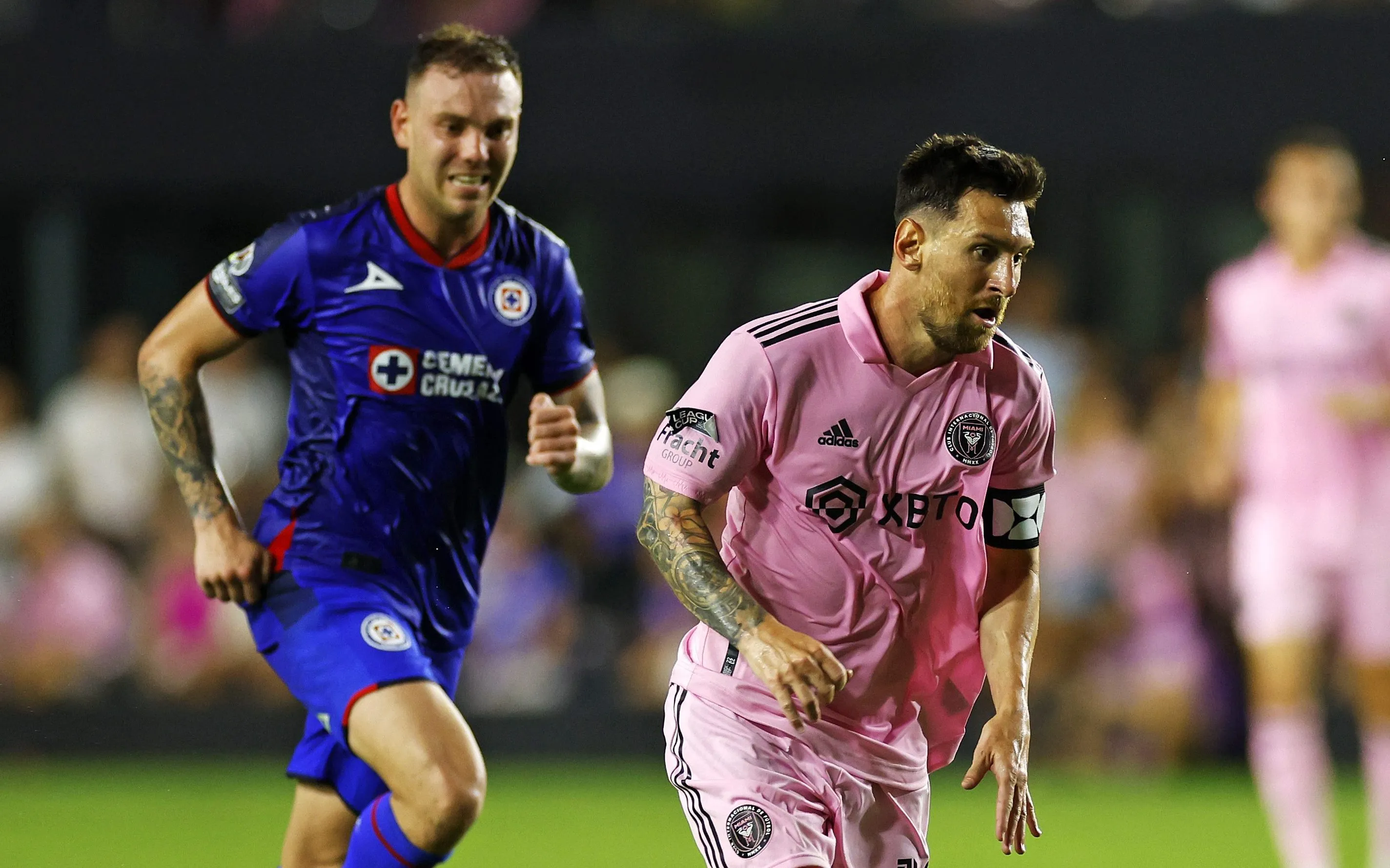 Cruz Azul ya enfrentó a Lionel Messi por Leagues Cup. (Getty Images)