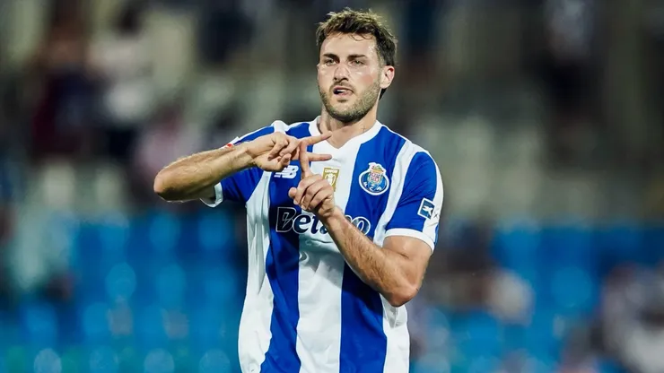 El canterano celeste volvió a convertir y está feliz.