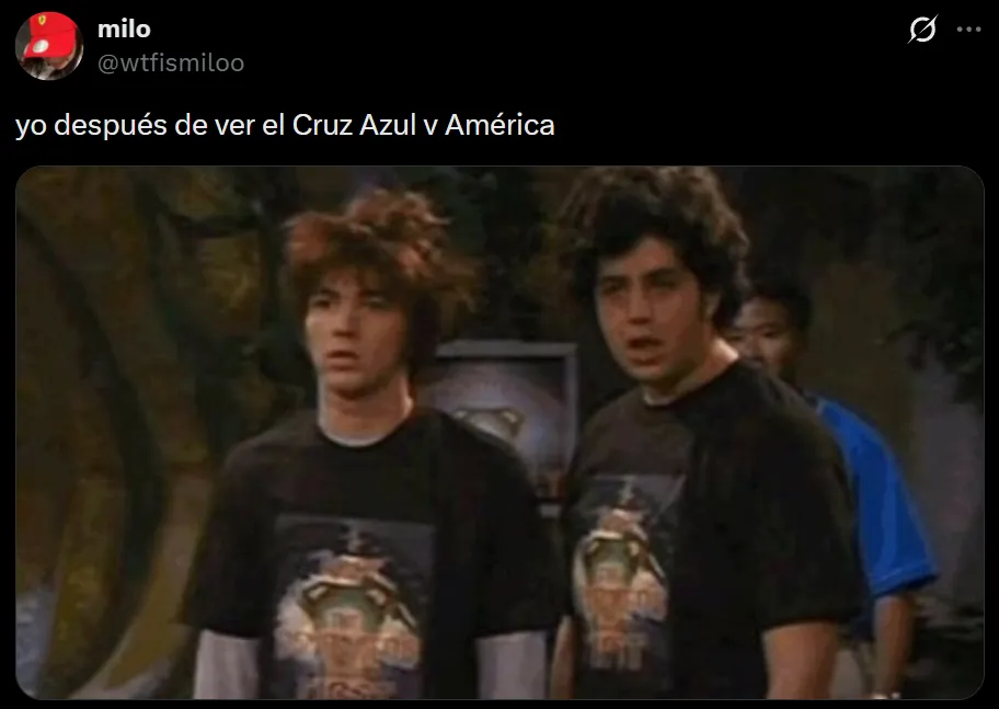 Los mejores memes del Cruz Azul vs. América (X)