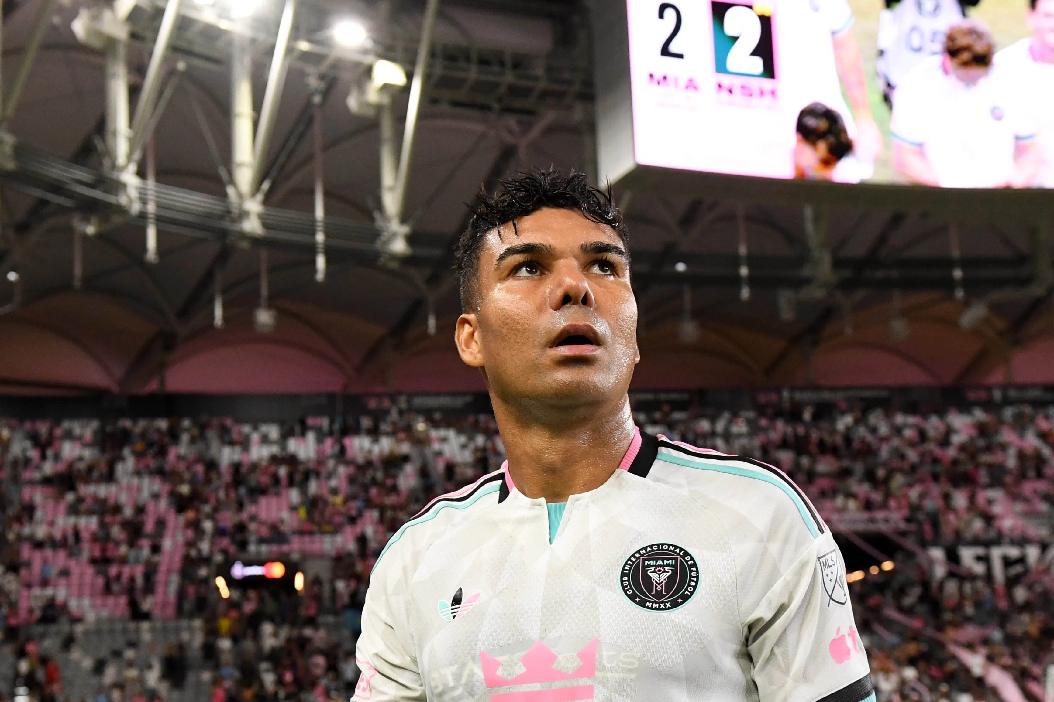 Casemiro dejó las grandes ligas de Europa para asociarse con Messi en Estados Unidos (Getty Images)
