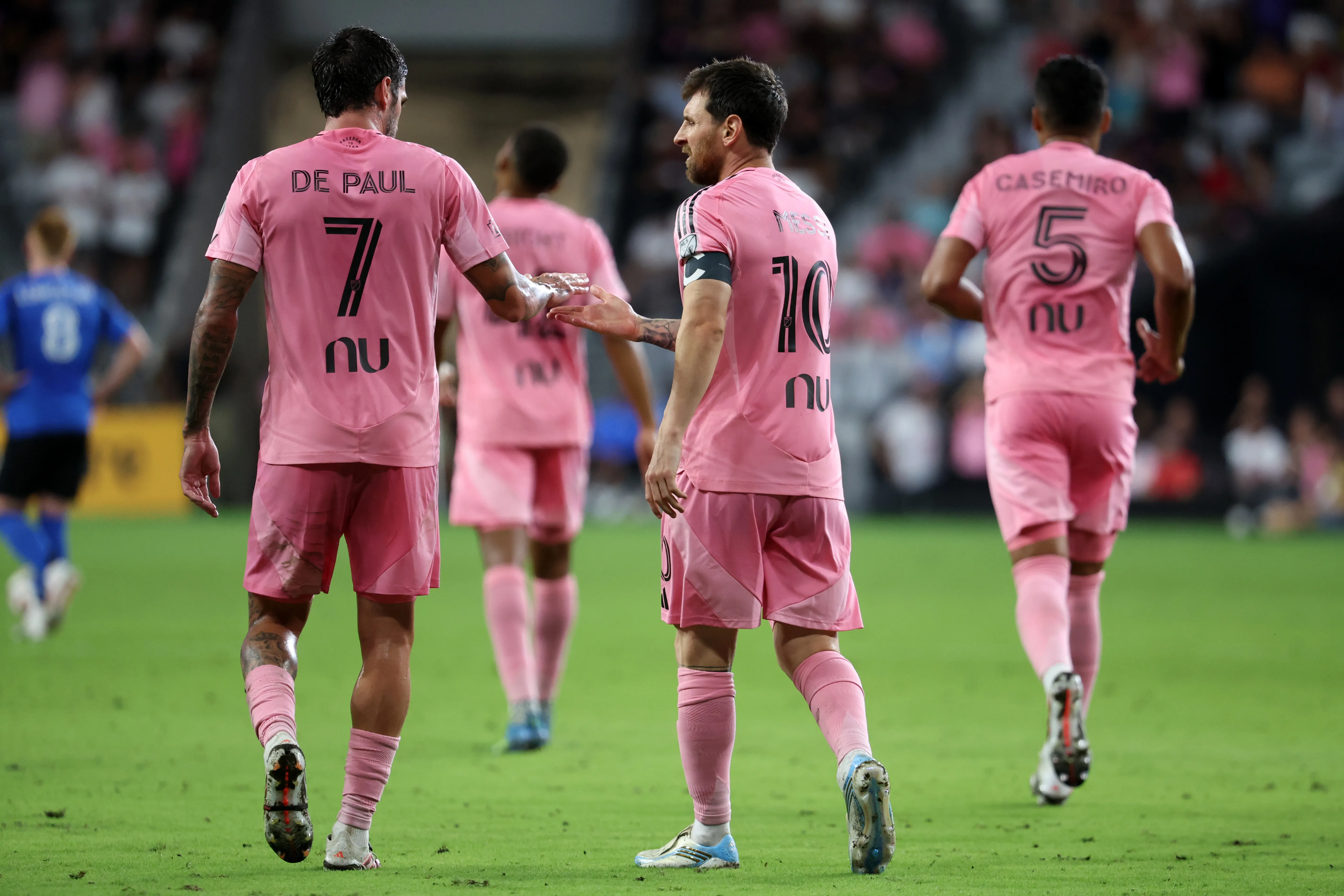 Rodrigo De Paul, el gran socio de Messi en Argentina que ahora lo sigue en Miami. (Getty Images)