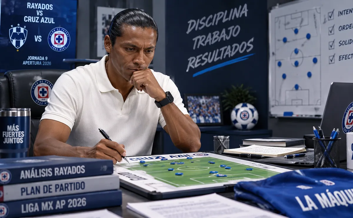 ¿Joel Huiqui prepara cambios? La posible alineación de Cruz Azul para enfrentar a Rayados en Liga MX