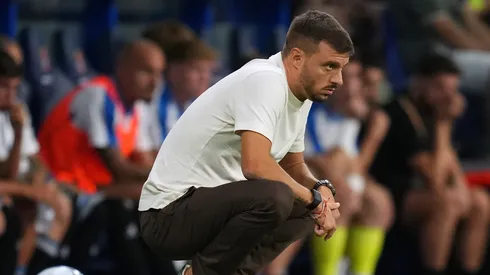 Martin Anselmi consiguió su primer triunfo con el Elche pero 'se le fue la lengua' en la rueda de prensa posterior a ese partido.