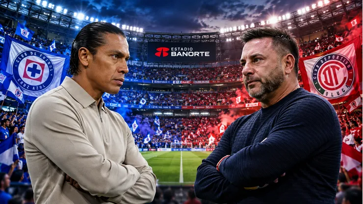 Huiqui y Mohamed buscarán imponerse desde el planteo táctico en el Cruz Azul vs. Toluca.