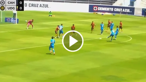 Se lució en Cruz Azul Hidalgo con un golazo.