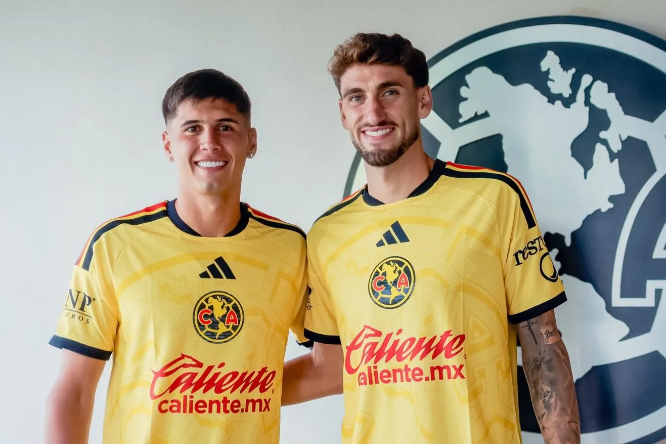 Ramos Mingo y Bueno, refuerzos de América, jugarían contra Cruz Azul. (,@clubamerica)