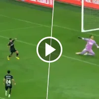 Nico Ibáñez tuvo en sus pies el gol, pero la voló