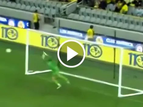 Gudiño y una gran atajada ante Raphael Veiga que valió como un gol
