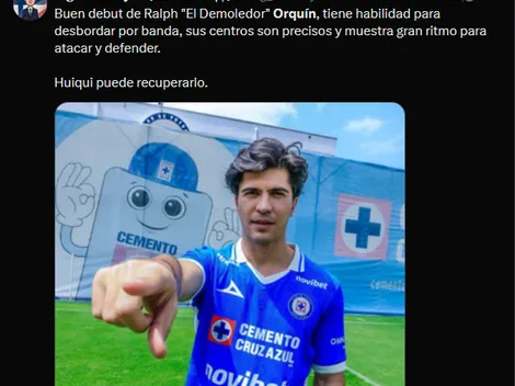La afición de Cruz Azul reaccionó al debut de Ralph Orquín vs. América