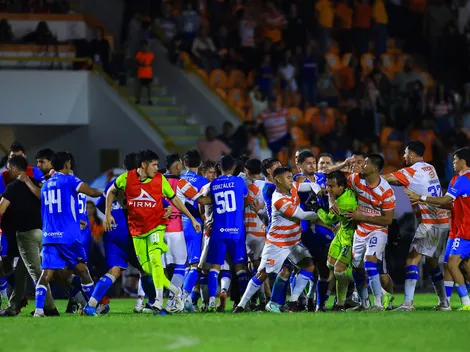 El conato de bronca que provocó el DT de Cruz Azul Hidalgo