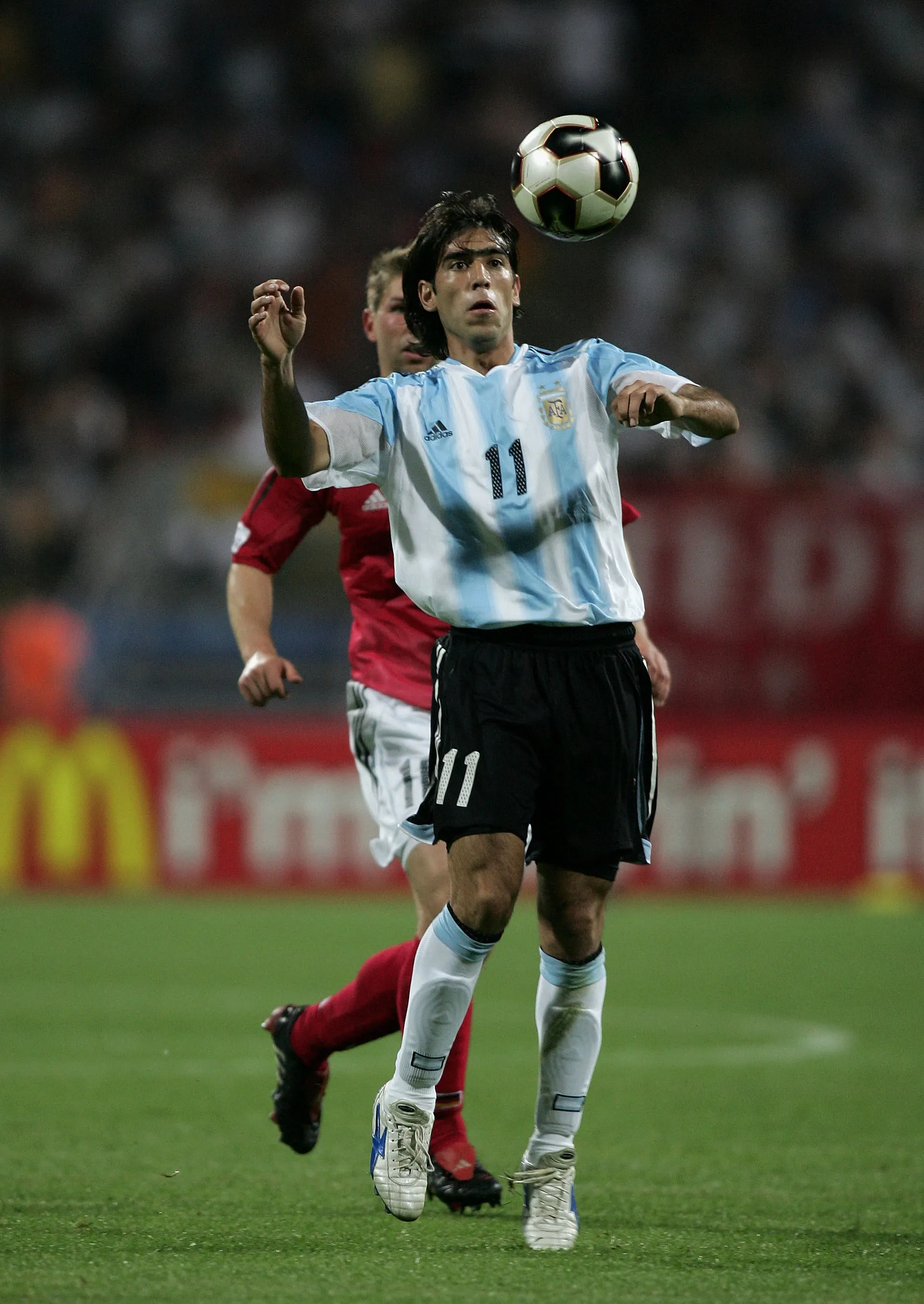 El Chelito Delgado se convirtió en una fija de la Selección Argentina durante su paso por Cruz Azul a mediados de los 2000. (Getty Images)