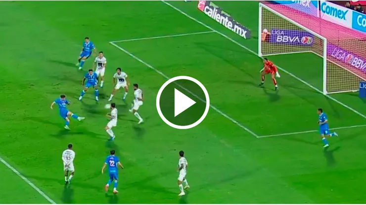 Palavecino le dio vida a Cruz Azul vs. Pumas.