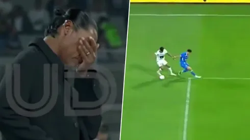 El DT no escatimó en su gesto ante el 1-3 de Pumas a Cruz Azul.