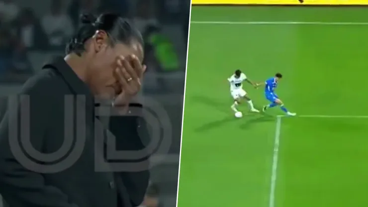 El DT no escatimó en su gesto ante el 1-3 de Pumas a Cruz Azul.