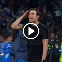 La furiosa reacción de Solari al tercer gol de Cruz Azul