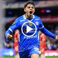 Joyita celeste: Roger González anotó el 5-0 de Cruz Azul frente a Juárez