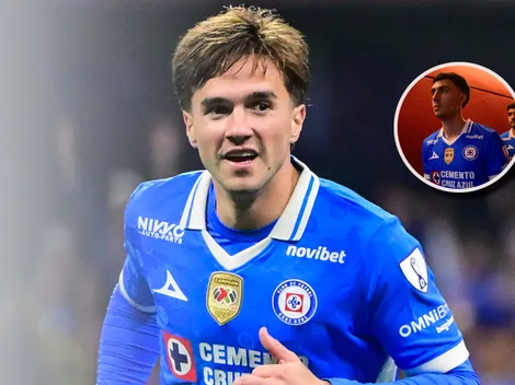 Palavecino dedicó su gol a Paradela en la goleada de Cruz Azul vs. Juárez